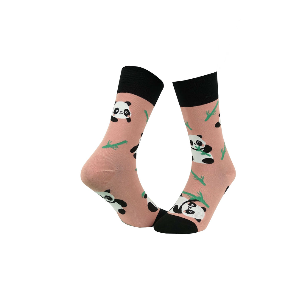 KB Socken 35-38 / mehrfarbig Socken mit Pandamotiv