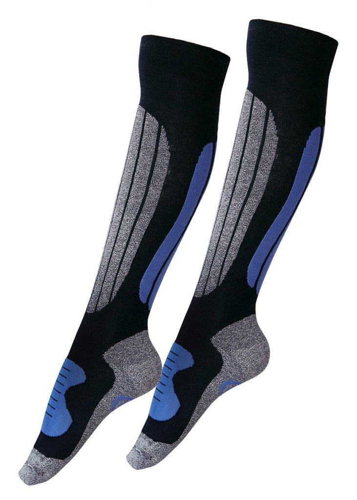 KB Socken Skistrümpfe kniehoch in blau