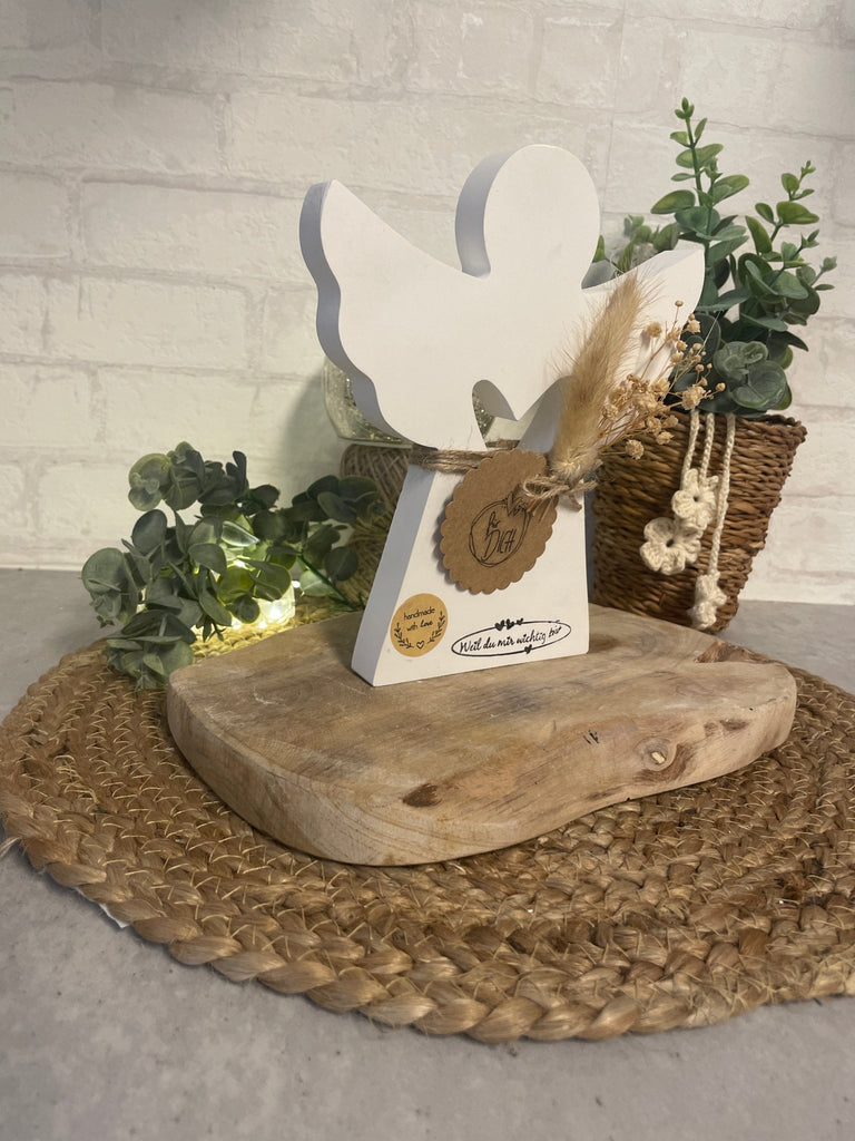 Deko Engel mit Herz – Handgemacht & liebevoll gestaltet - KB Socken