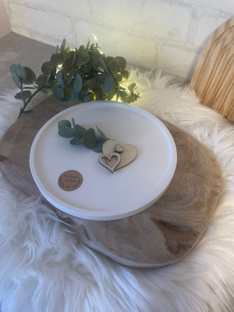 Deko Häuser - Set aus Keraflott mit Trockenblumen – Skandi Stil Handarbeit - KB Socken