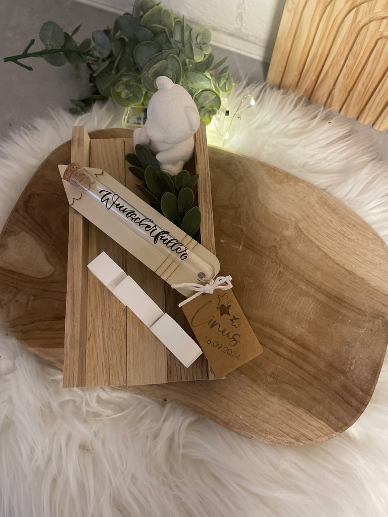 Geldgeschenk zur Einschulung – personalisiert mit Name & Datum - KB Socken