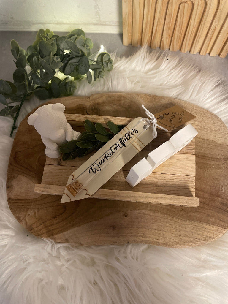 Geldgeschenk zur Einschulung – personalisiert mit Name & Datum - KB Socken