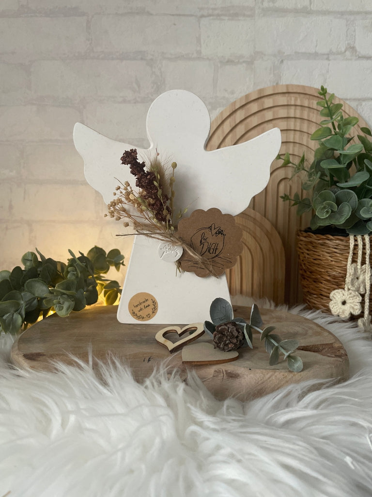 Handgemachter Deko Engel – Ideal für Taufe & besondere Anlässe - KB Socken