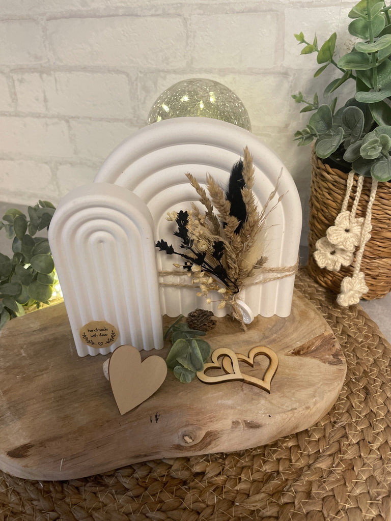 Handgemachter Deko Regenbogen – Farbenfrohe Dekoration & Geschenk - KB Socken