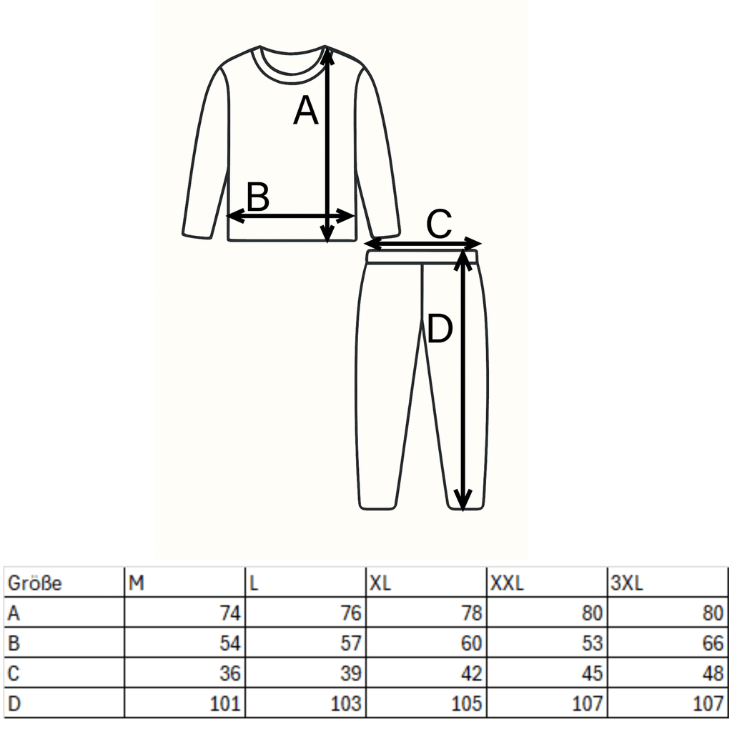 Herren Schlafanzug Blau – Streifen Pyjama aus Baumwolle, bequem & modern - KB Socken