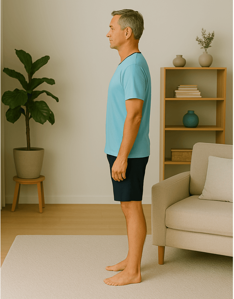 Herren Schlafanzug kurz hellblau - 100% Baumwolle - KB Socken