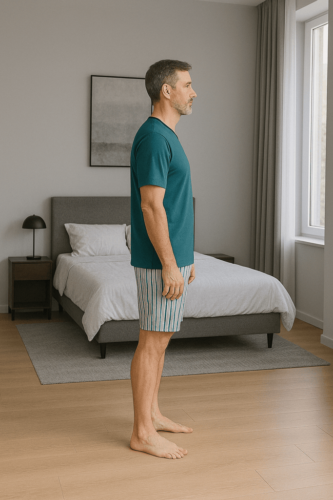 Herren Schlafanzug kurz türkis - 100% Baumwolle - KB Socken