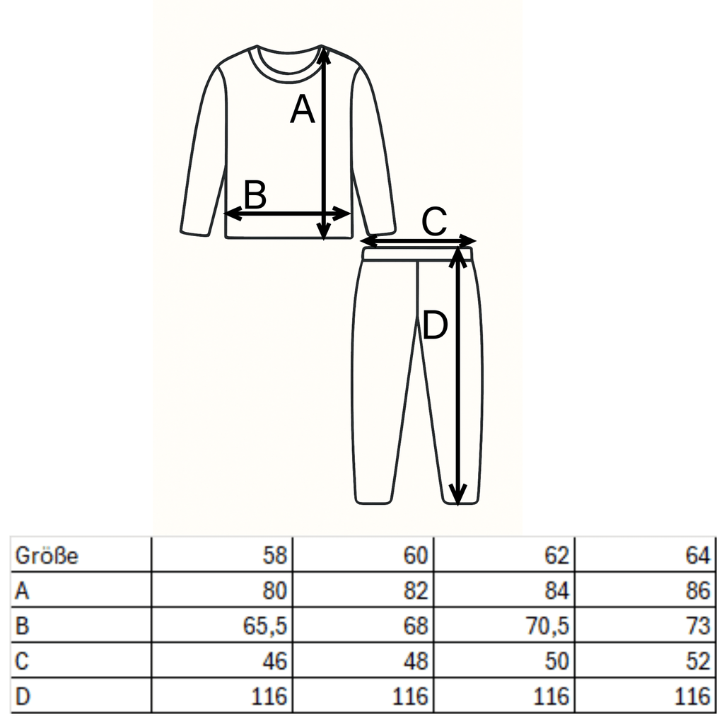 Herren Schlafanzug lang hellblau in Übergrößen – 100 % Baumwolle | KB Socken - KB Socken