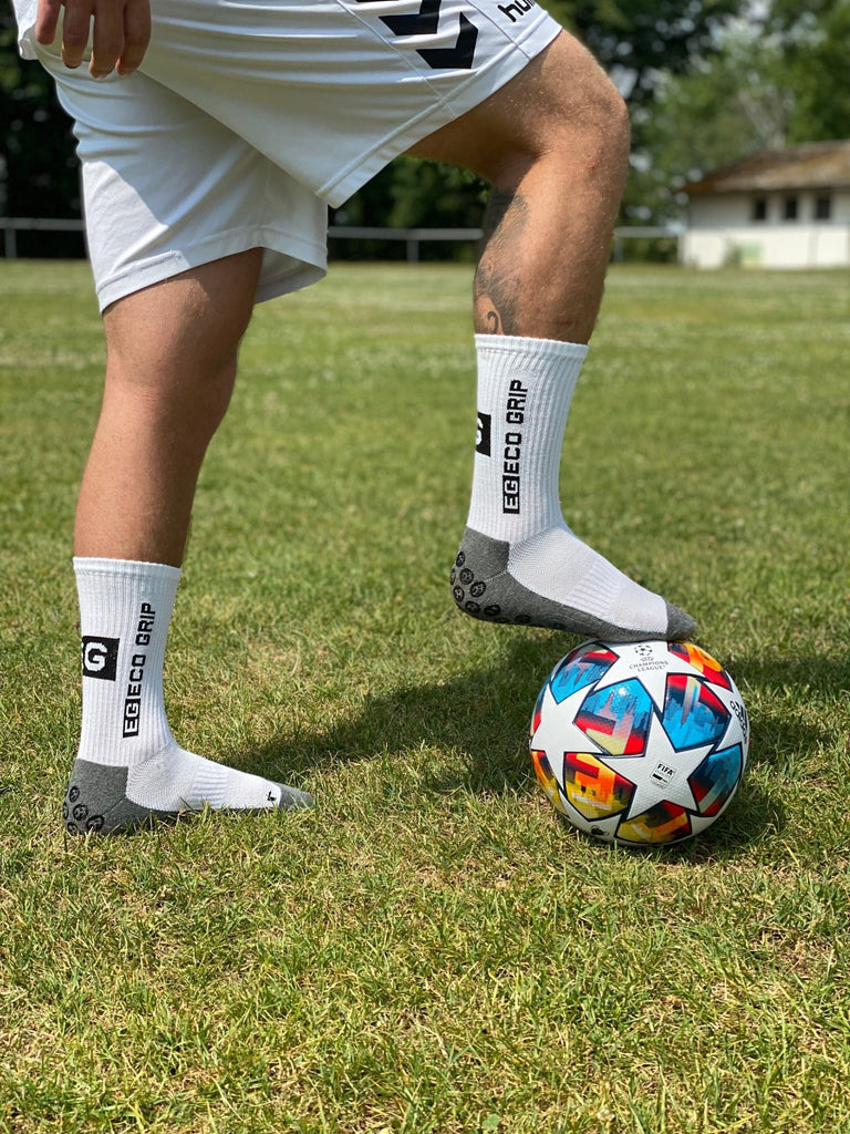 Rutschfeste Fußballsocken mit gummierten Noppen 2 Paar - KB Socken