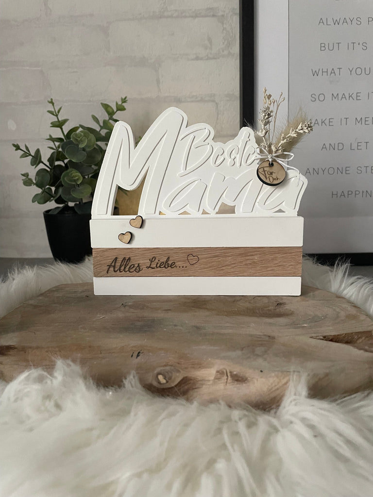 Weiße Sockelleiste mit Einschieber – personalisierbare Wohnungsdeko - KB Socken