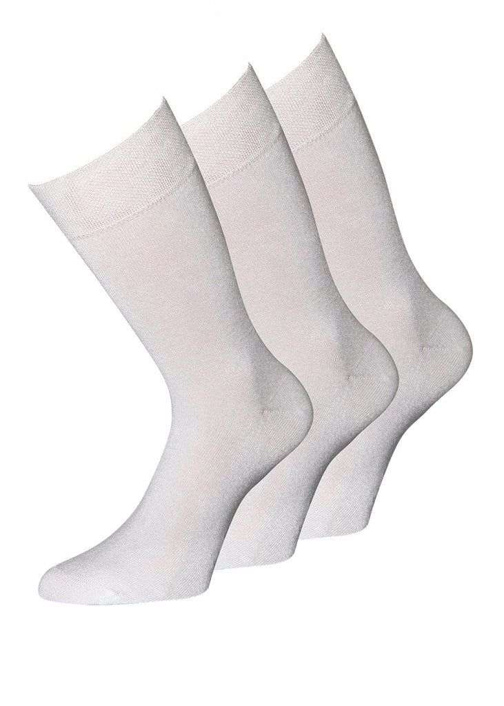 KB Socken 35-38 / weiß Damen Bambussocken Arztsocken weiß - 6 Paar
