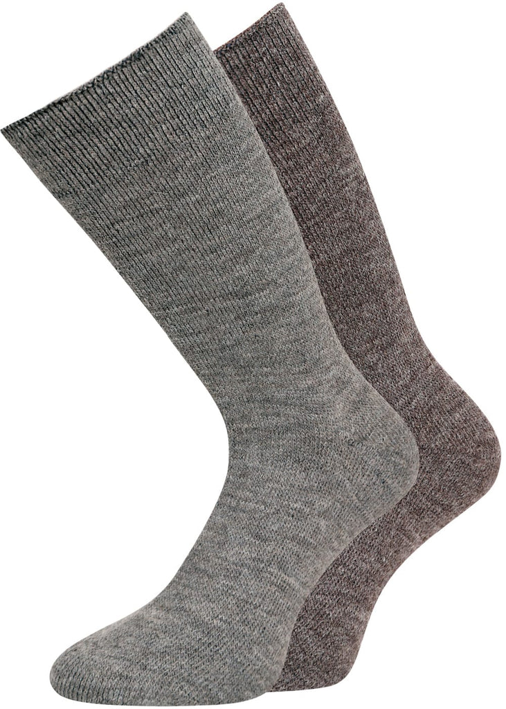 Alpaka Thermosocken braun - 2 Paar - KB Socken