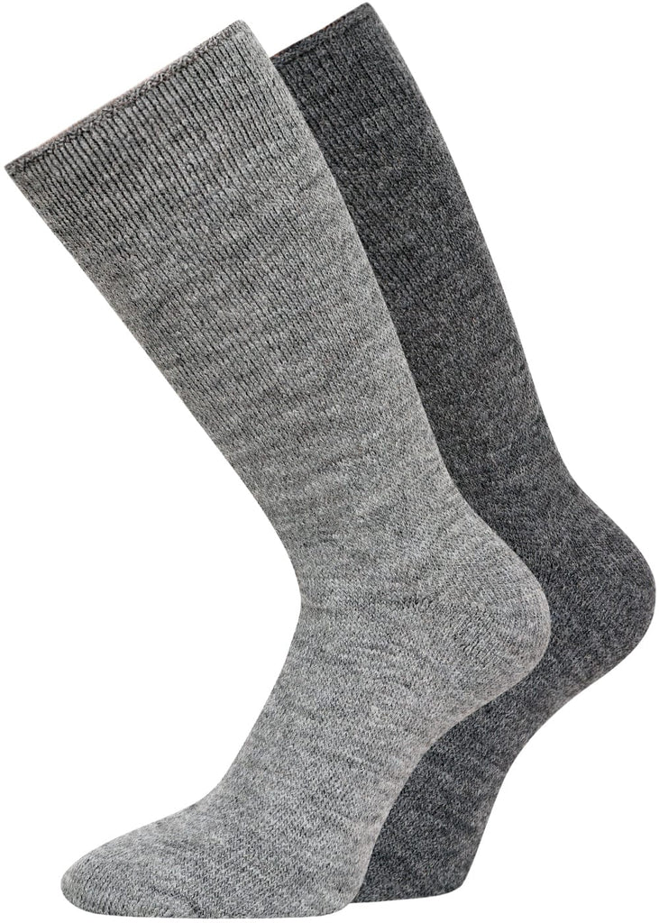 Alpaka Thermosocken grau - 2 Paar - KB Socken
