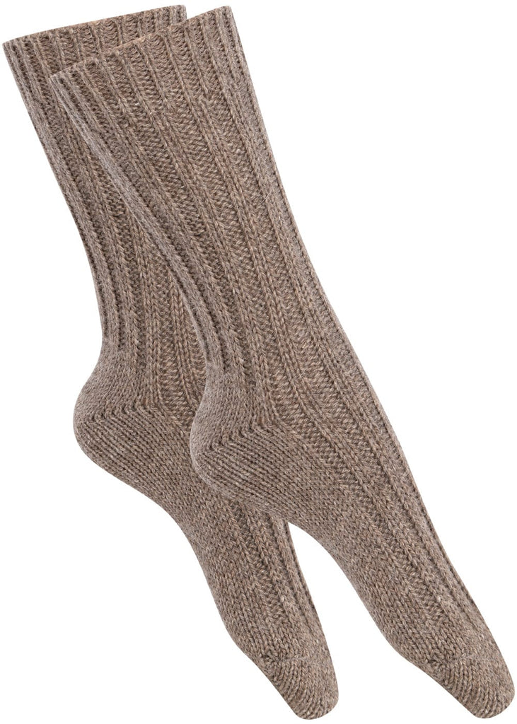 Alpaka Wollsocken dick gestrickt – 2 Paar warm & bequem - KB Socken