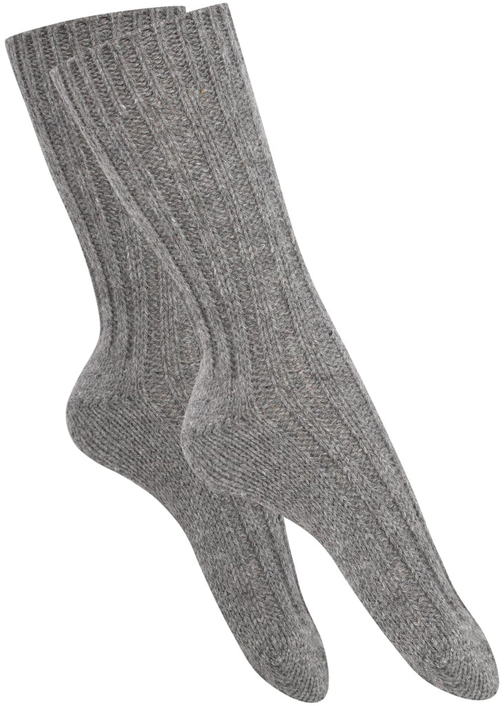 Alpakasocken dick gestrickt – 2 Paar warm, weich & atmungsaktiv - KB Socken
