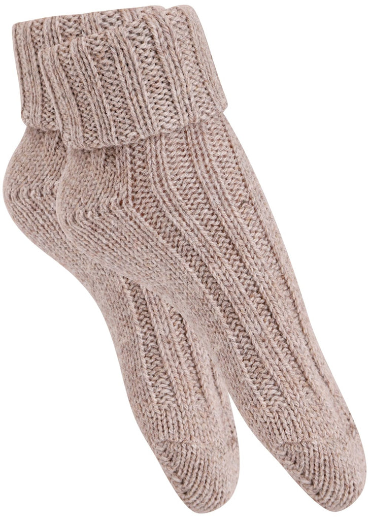 Alpakasocken mit Umschlag – weich, warm & gemütlich – 2 Paar - KB Socken