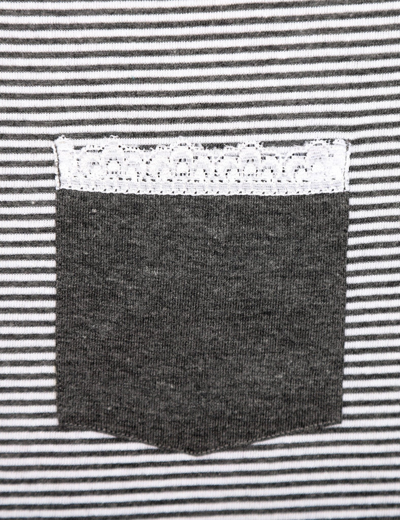 Damen Schlafanzug langarm – Streifen Oberteil & einfarbige Hose, bequem & weich - KB Socken