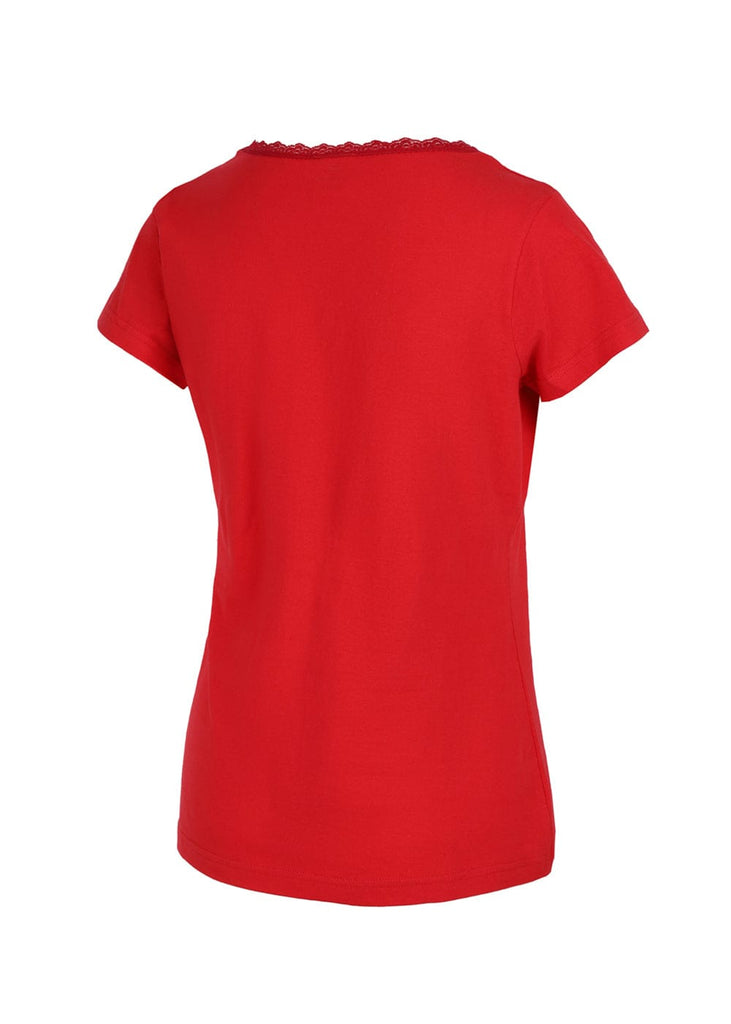 Damen Schlafanzug mit 3/4 Hose – 100 % Baumwolle | KB Socken - KB Socken