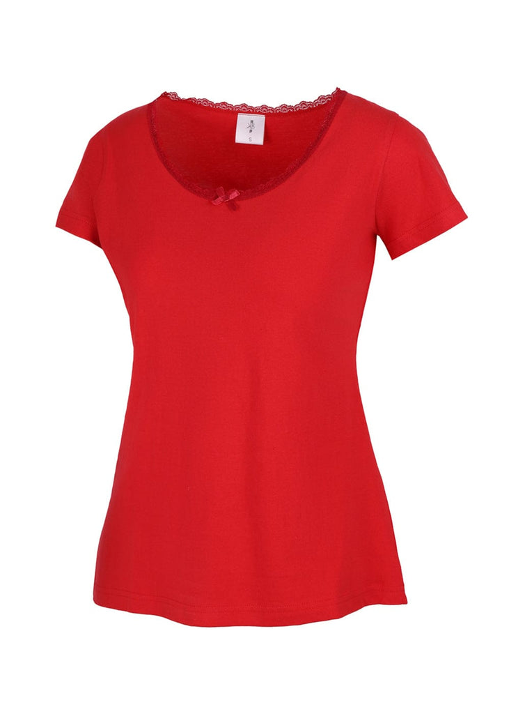 Damen Schlafanzug mit 3/4 Hose – 100 % Baumwolle | KB Socken - KB Socken