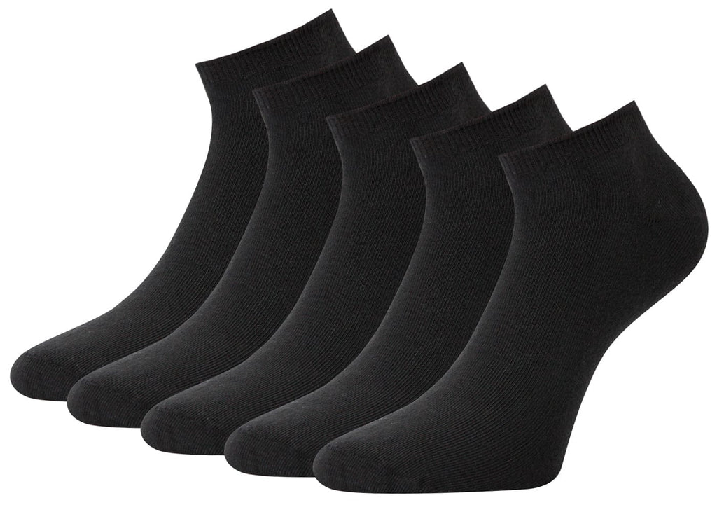 Damen Sneakersocken schwarz - 8 Paar - KB Socken