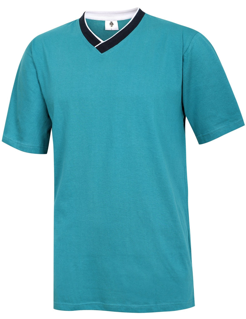 Herren Schlafanzug kurz türkis - 100% Baumwolle - KB Socken