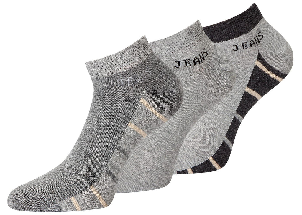 Herren Sneakersocken grau - 9 Paar - KB Socken