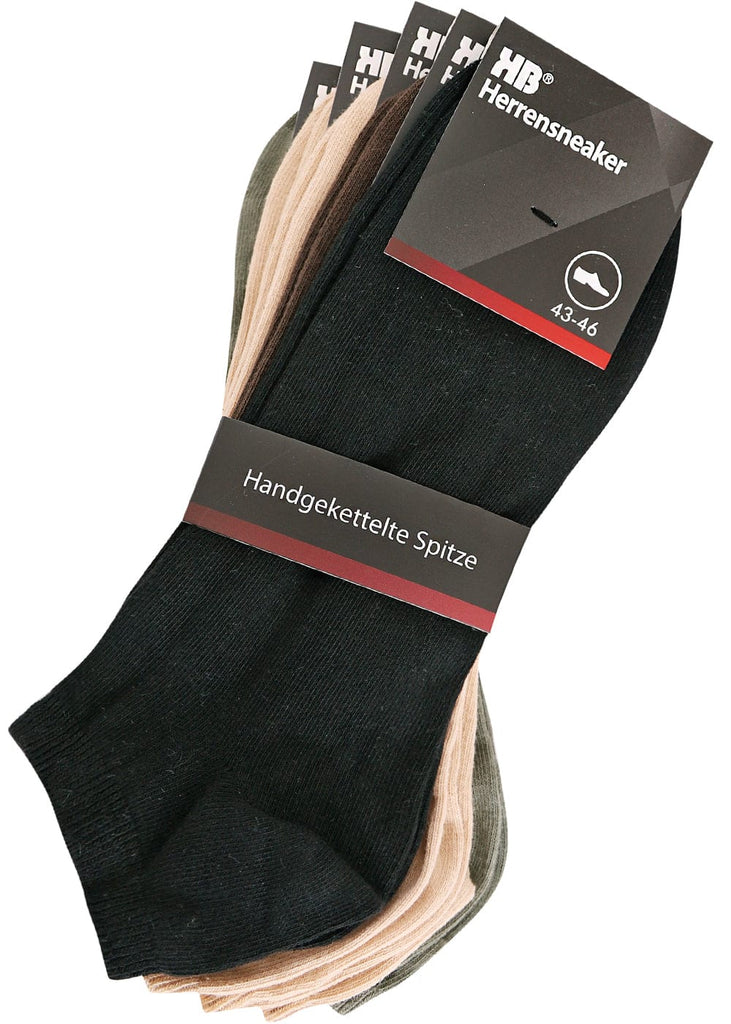 Herren Sneakersocken mehrfarbig - 10 Paar - KB Socken