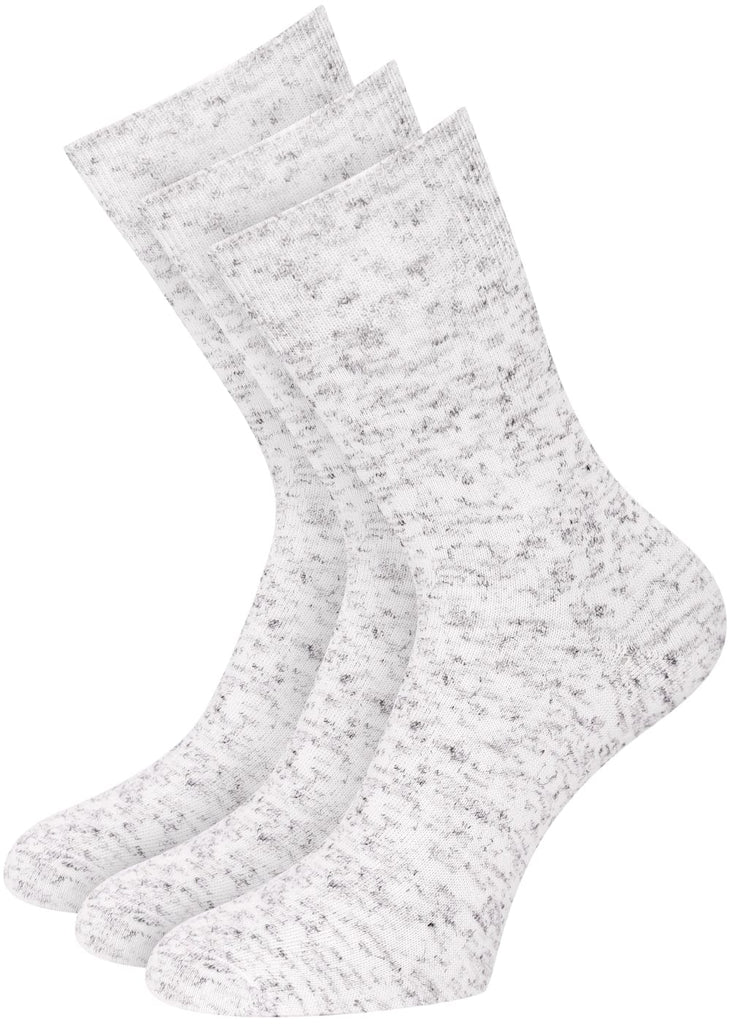 Herrensocken beige meliert – ohne Gummi, venenfreundlich & bequem – 10 Paar - KB Socken