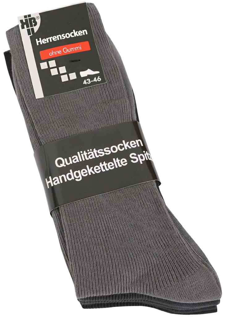 Herrensocken ohne Gummi – farbig, venenfreundlich & bequem – 10 Paar - KB Socken