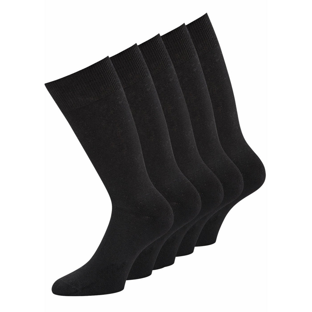 Herrensocken ohne Gummi – Schwarz, bequem & druckfrei – 10 Paar - KB Socken