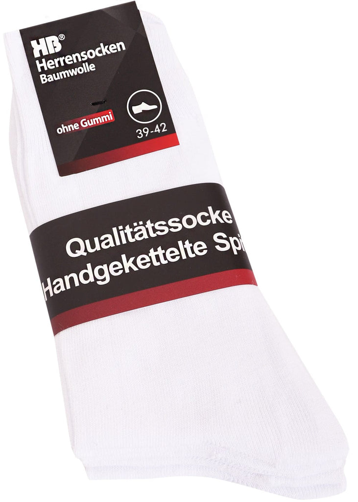 Hochwertige weiße Baumwollsocken – 5er Pack | Atmungsaktiv, angenehm & langlebig - KB Socken