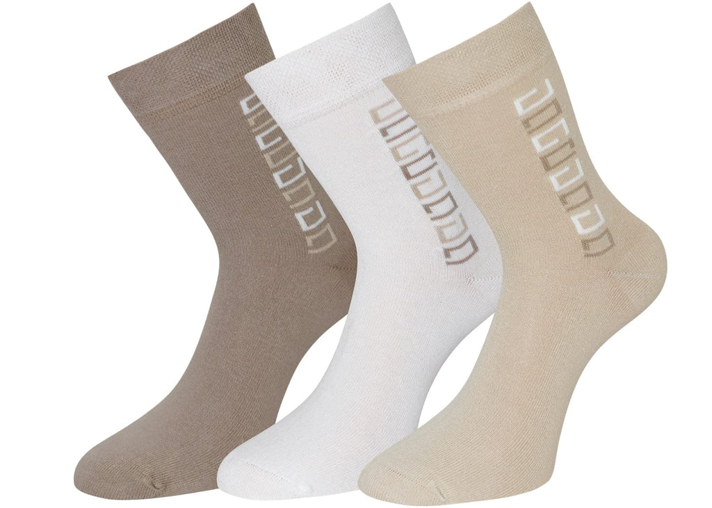 KB Damen Socken 35-38 / mehrfarbig Damensocken mit Komfortbund - 3 Paar