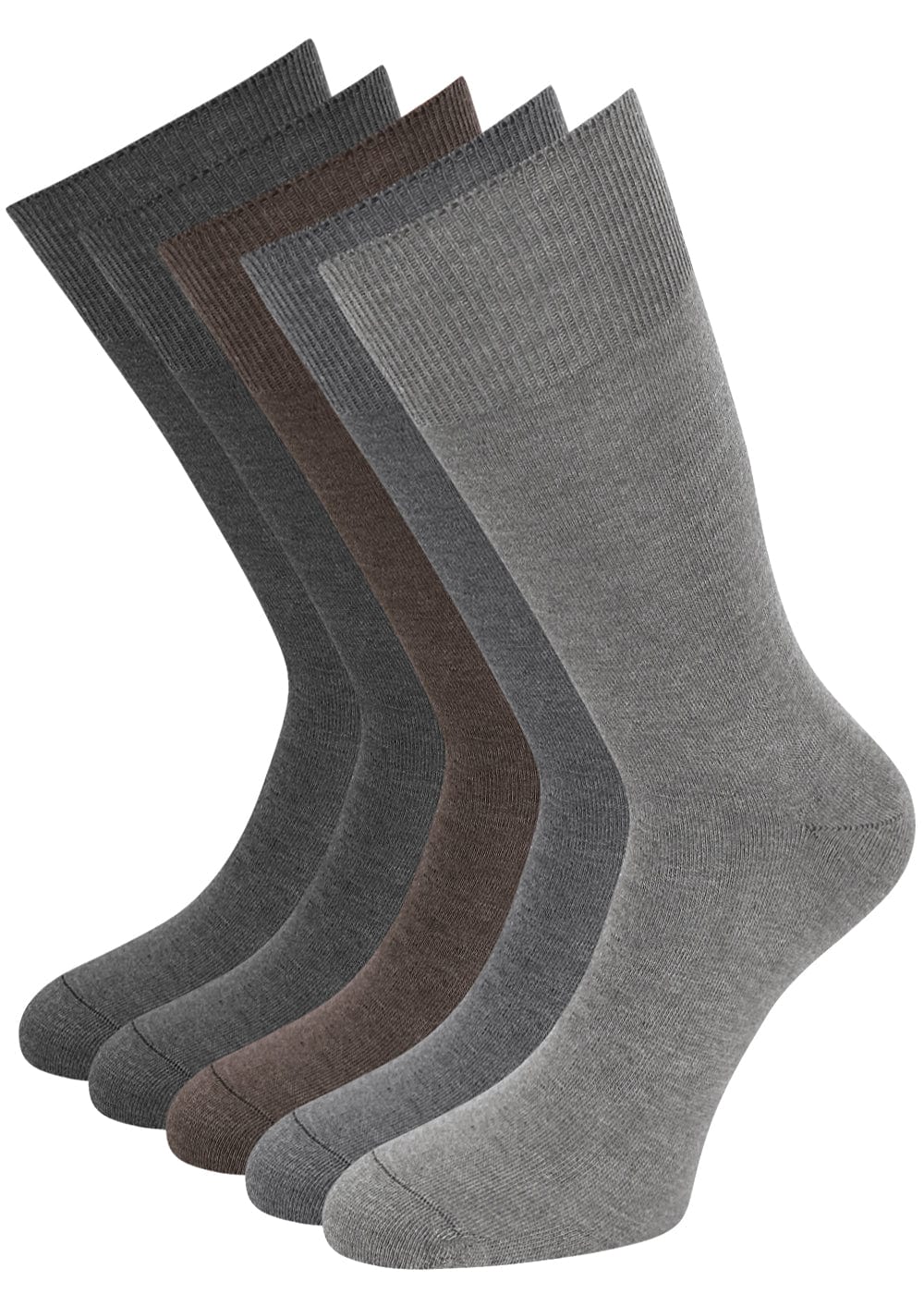 KB Socken Herrensocken Grautöne - Diabetiker geeignet - 10 Paar