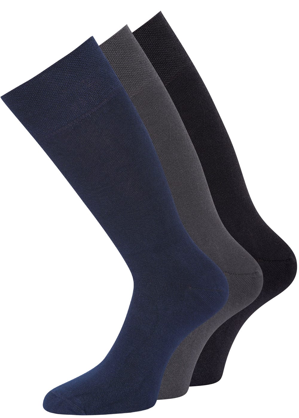 KB Socken Herrensocken farbig - Ohne Gummi - 3 Paar