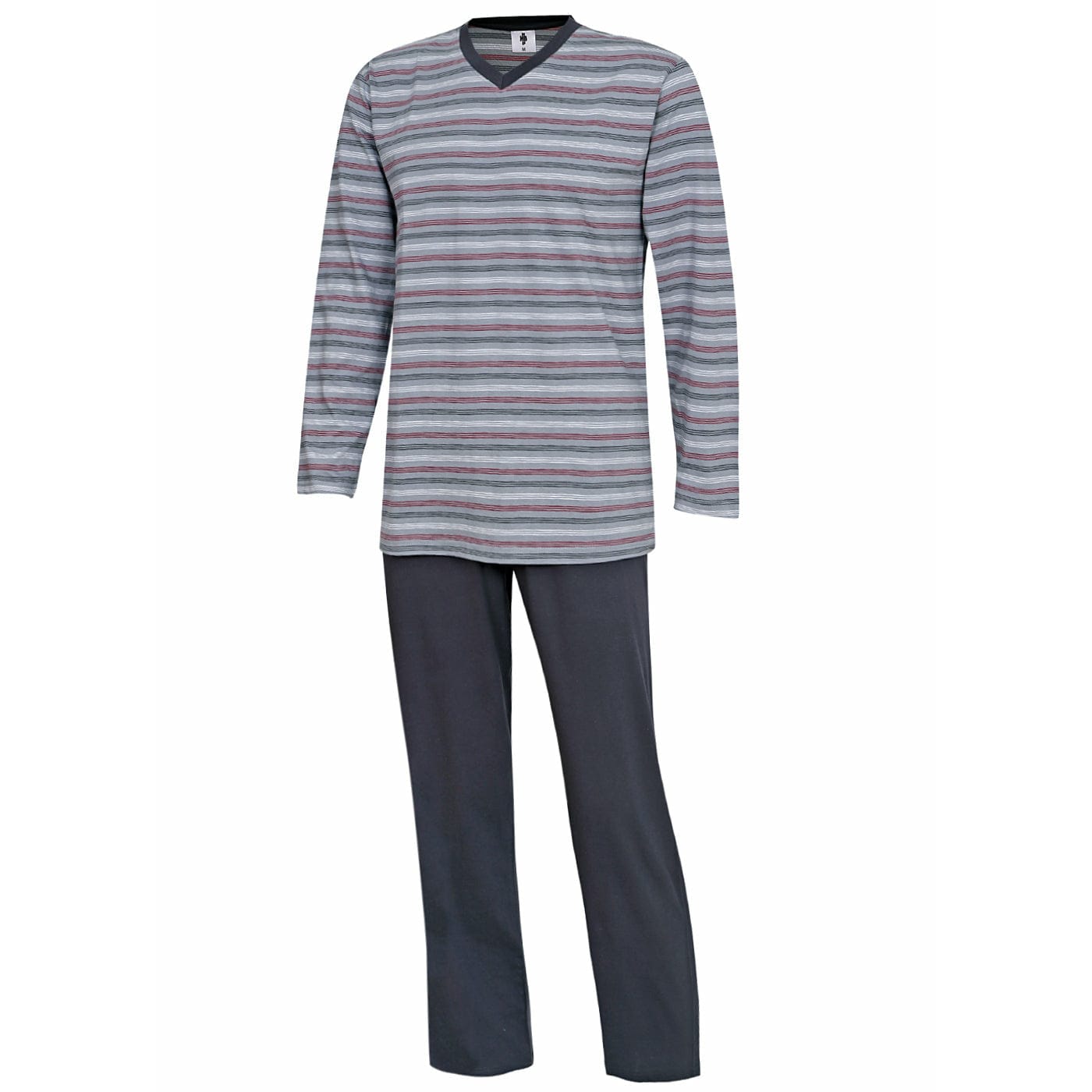 KB Socken Herren Schlafanzug lang gestreift - 100% Baumwolle