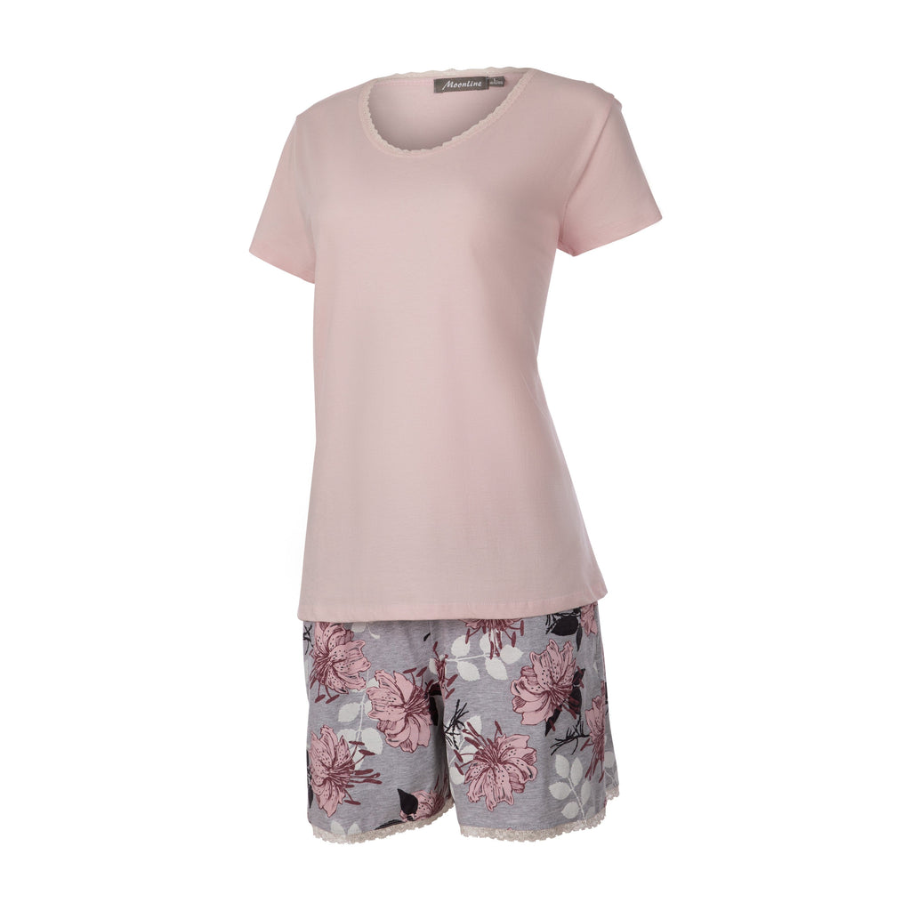 KB Schlafanzüge S / rosa Damenschlafanzug kurz in Rosa