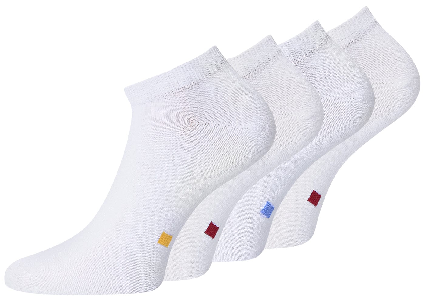 KB Socken Herren Sneakersocken weiß mit Sortierpunkt - 8 Paar