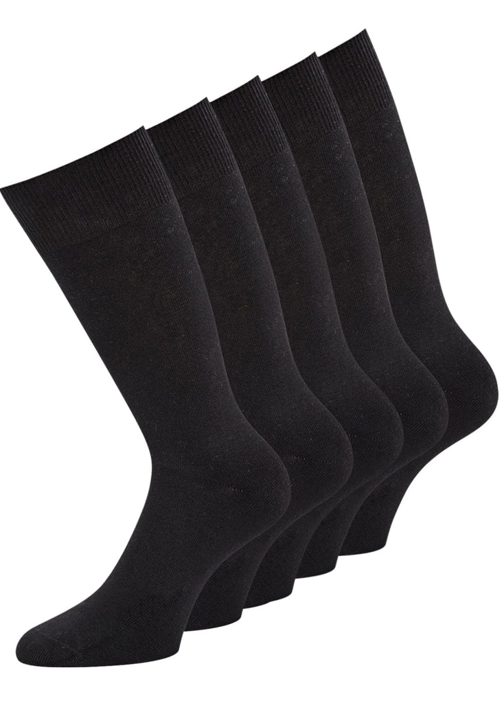 KB Socken 39-42 / schwarz Damensocken ohne Gummi - Diabetikerinnen geeignet - 10 Paar