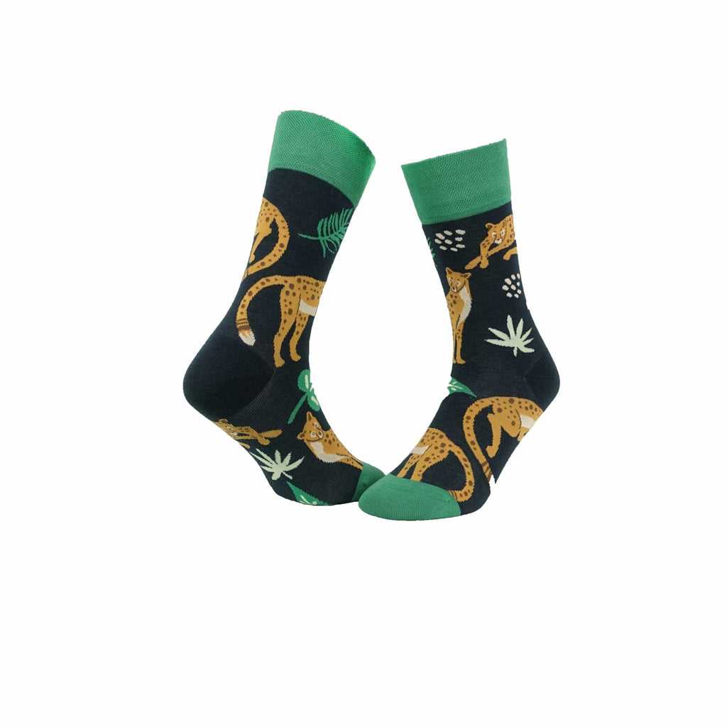 Leoparden Socken – Bunte Motivsocken für Damen & Herren | Unisex - KB Socken