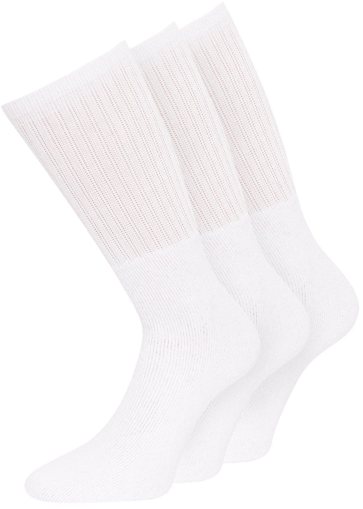 Tennissocken Sportsocken für Damen und Herren Weiß - 6 Paar - KB Socken
