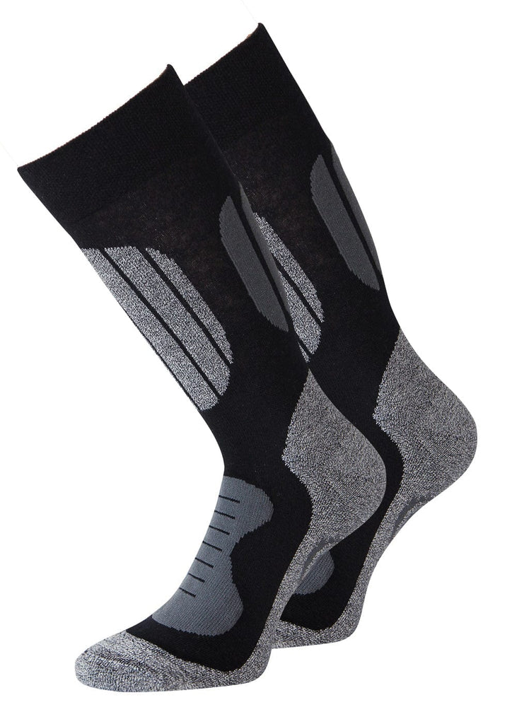 Wandersocken Trekkingsocken grau - 2 Paar - KB Socken
